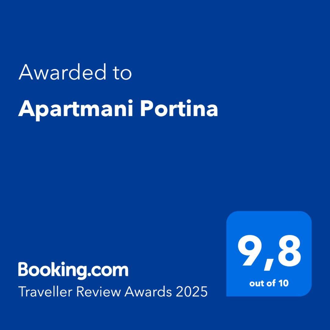 Apartmani Portina Bacina Esterno foto